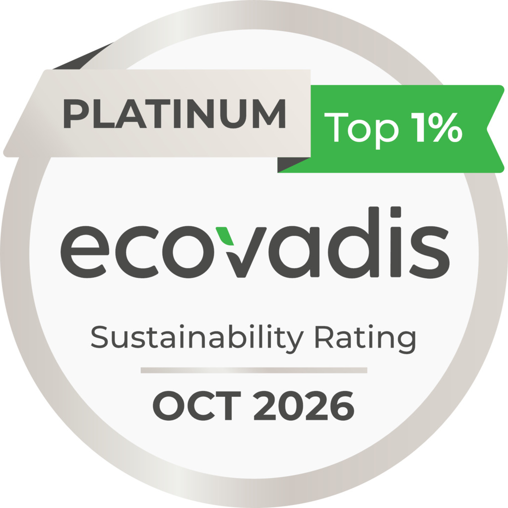 Ecovadis 2026 Platinum medal